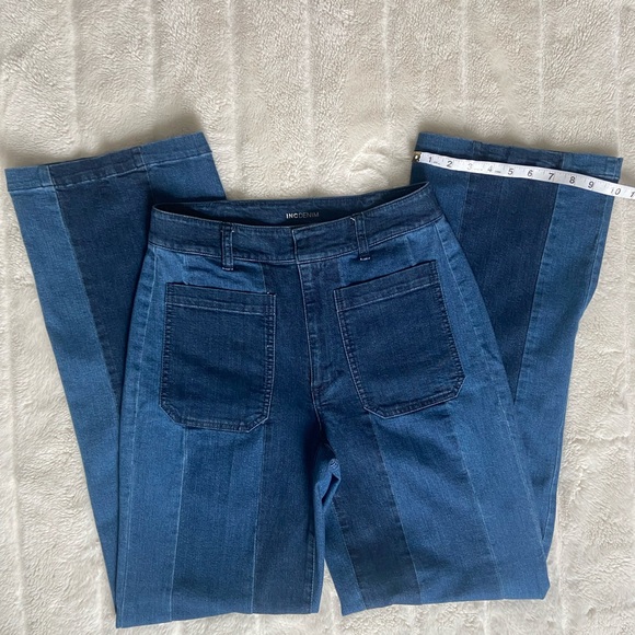 INC International Concepts Blue Wide-Leg Jeans - Picture 10 of 12